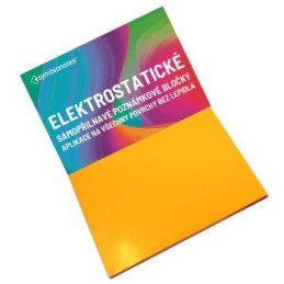 SYMBIO elektrostatické poznámkové bločky Symbionotes/ 70x100 mm/ oranžové/ 100 pack