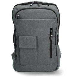 NEDIS batoh na notebook/ 10 - 16 "/ 10 přihrádek/ rozměry 430 mm / 50 mm / 290 mm/ polyester/ šedý