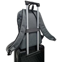 NEDIS batoh na notebook/ 10 - 16 "/ 10 přihrádek/ rozměry 430 mm / 50 mm / 290 mm/ polyester/ šedý