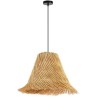 Designerska lampa wisząca IMMAX BOHO NATURALEZA, śr.45cm, E27, rattan naturalny