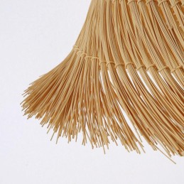 IMMAX BOHO NATURALEZA designové závěsné svítidlo, D45cm, E27, přírodní ratan
