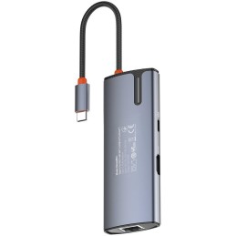 COLORWAY 6v1 USB hub/ 1x USB-C/ 1x HDMI/ 3x USB-A/ 1x RJ45