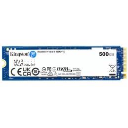 KINGSTON NV3 SSD 500GB / NVMe M.2 PCIe Gen4 / Interní / M.2 2280