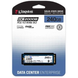 KINGSTON DataCenter DC2000B SSD 240GB / NVMe M.2 PCIe Gen4 / Interní / M.2 2280
