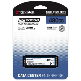 KINGSTON DataCenter DC2000B SSD 480GB / NVMe M.2 PCIe Gen4 / Interní / M.2 2280