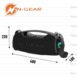 N-GEAR NRG 500/ BT/ 500W/ USB/ LED/ TWS/ IPX5/ 1x MIC