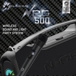 N-GEAR NRG 500/ BT/ 500W/ USB/ LED/ TWS/ IPX5/ 1x MIC