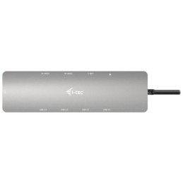 I-tec dokovací stanice USB-C Metal Nano 2x HDMI, Power Delivery 100W + univerzální nabíječka 100W (bundle)