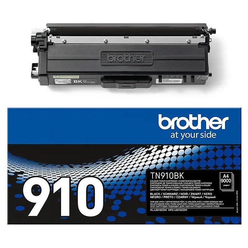 BROTHER toner TN-910BK pro HL-L9310CDW/MFC-L9570CDW / 9.000 stran, / černý