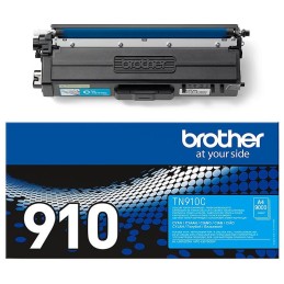 BROTHER toner TN-910C pro HL-L9310CDW/MFC-L9570CDW / 9.000 stran, / azurový