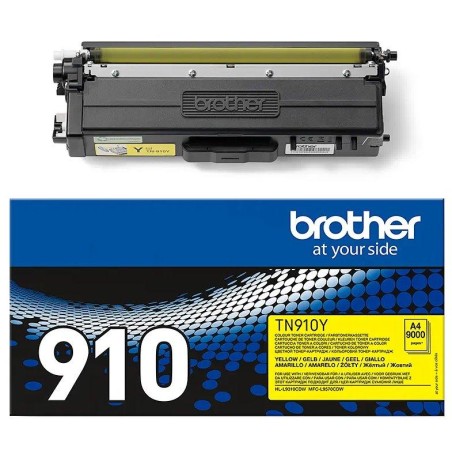 BROTHER toner TN-910Y pro HL-L9310CDW/MFC-L9570CDW / 9.000 stran, / žlutý