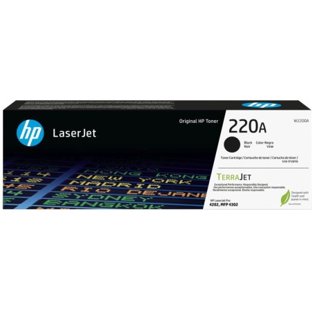 HP toner 220A - Černý 2000str. (W2200A) - pro Color LaserJet Pro 4202de, 4202dn, 4202dw