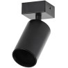 IMMAX PUNTO-1 Decken-, Wand-, Strahler, schwarz, für GU10 Leuchtmittel