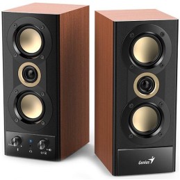 GENIUS repro SP-HF800BT/ 2.0/ Bluetooth 5.3/ 20W/ Dřevěné