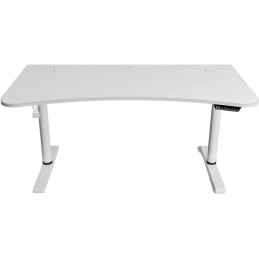 AROZZI herní stůl ARENA MOTO WHITE/ motorizovaný/ nastavení výšky 72 - 118 cm/ bílý