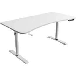 AROZZI herní stůl ARENA MOTO WHITE/ motorizovaný/ nastavení výšky 72 - 118 cm/ bílý