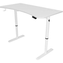 AROZZI herní stůl ARENA MOTO WHITE/ motorizovaný/ nastavení výšky 72 - 118 cm/ bílý