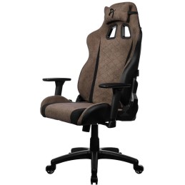 AROZZI herní židle AVANTI Soft Fabric Brown/ látkový povrch/ hnědá