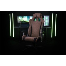 AROZZI herní židle AVANTI Soft Fabric Brown/ látkový povrch/ hnědá