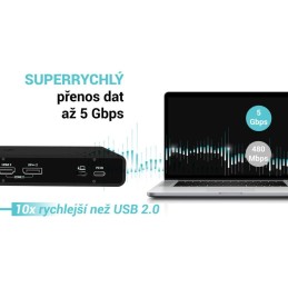 I-tec dokovací stanice Universal Dual 4K Display, Power Delivery 85W