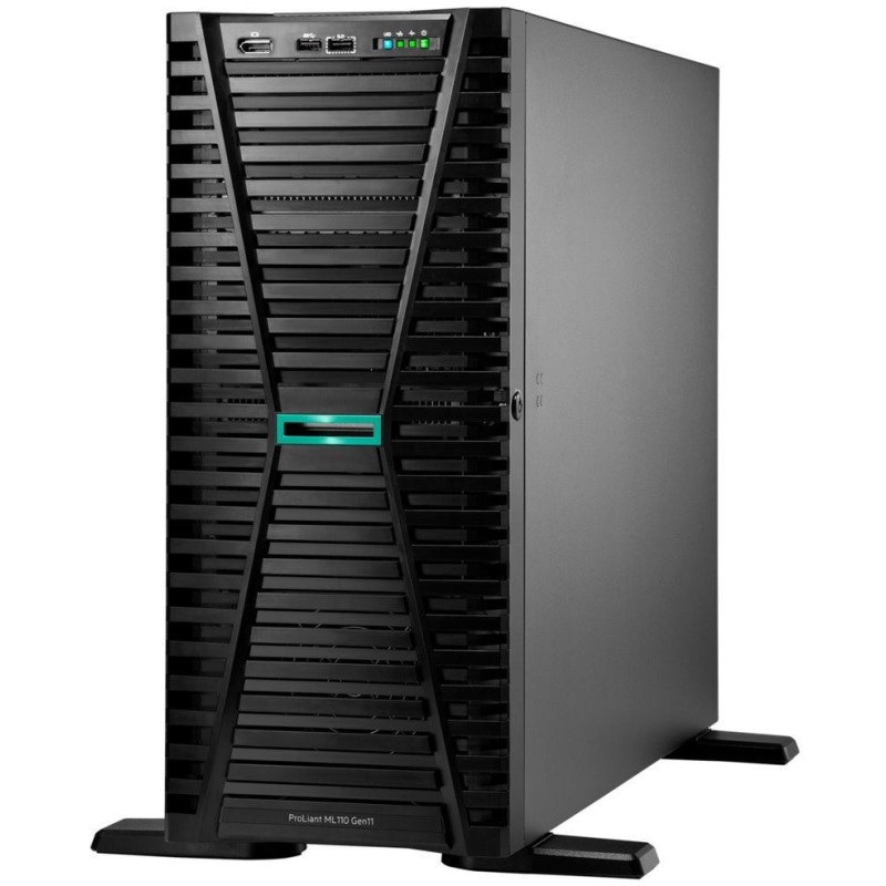 HPE PL ML110g11 3508U (2.1G/8C) 1x32G 2x2TB/7.2k SATA 2x1000W 4LFF VROC 2x1G NBD333 Smart Choice