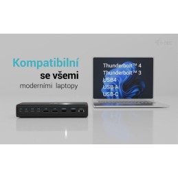 I-tec dokovací stanice Universal 6x 4K Display Docking Station, Power Delivery 140W