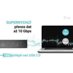 I-tec dokovací stanice Universal 5x 4K Display Docking Station, Power Delivery 100W