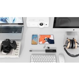 Swissten usb-c hub 8-in-1 (usb-c 100w, hdmi 4k, lan rj45, 2x usb-a, 1x usb-c 5gbps, sd, micro sd) aluminium