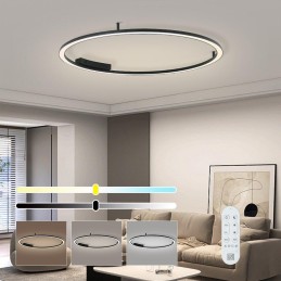IMMAX NEO FINO SMART nástěnné + stropní svítidlo černé 120cm 72W 4752lm, Zigbee 3.0 s DO, TUYA