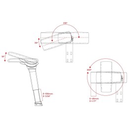 AROZZI Infinity Armrest/ ergonomické náhradní područky pro herní a kancelářské židle