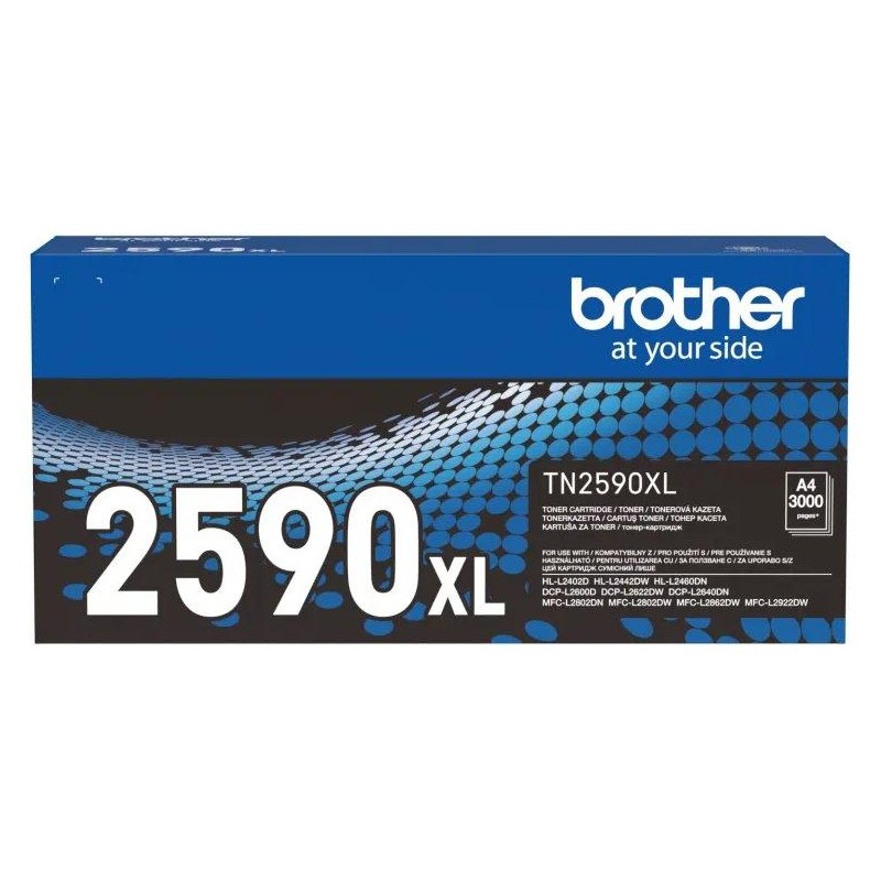 BROTHER toner TN-2590XL pro L24xx/26xx/28xx/29xx černý 3000 str.