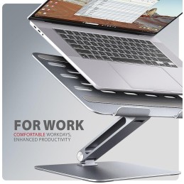 AXAGON hliníkový LQ stojan pro notebooky velikosti 10" - 16" / STND-LQ /  Nastavitelná výška/úhel