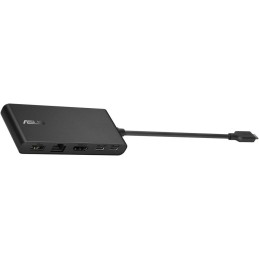 ASUS DC201 Dual 4K USB-C Dock, male: USB-C, female: HDMI,USB-A/C,RJ-45,PowerDelivery:100W