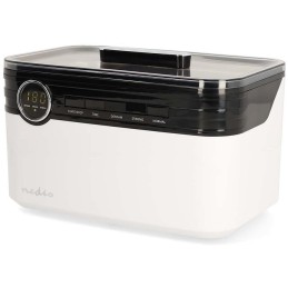 NEDIS ultrazvuková čistička šperků/ 1,8 L/ síťové napájení/ 220-240 V AC 50/60 Hz/ bílá (plast)