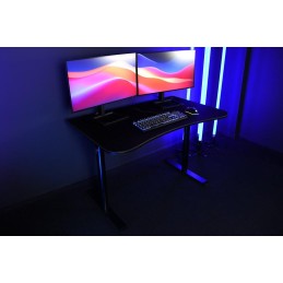 AROZZI herní stůl ARENA SMALL Pure Black/ černý/ šíře 114 cm