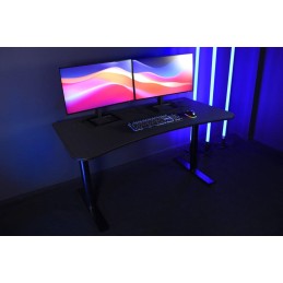 AROZZI herní stůl ARENA MEDIUM Pure Black/ černý/ šíře 140 cm