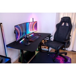 AROZZI herní stůl ARENA MEDIUM Pure Black/ černý/ šíře 140 cm