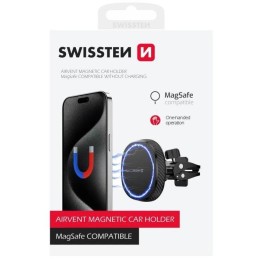 Swissten magnetický držák do ventilace auta magstick compact(kompatibilní s magsafe)