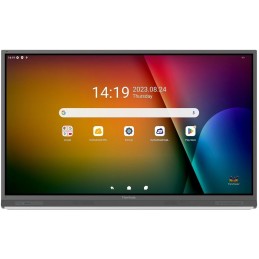 ViewSonic Flat Touch Display IFP7552-2F EDLA/75"/UHD/450nits, 4000:1,8G RAM/64GB/HDMI/VGA/USB-C /RJ45 x2, RS232 x1,Black