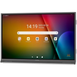 ViewSonic Flat Touch Display IFP7552-2F EDLA/75"/UHD/450nits, 4000:1,8G RAM/64GB/HDMI/VGA/USB-C /RJ45 x2, RS232 x1,Black