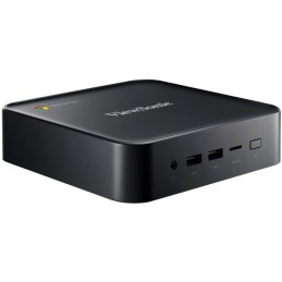 Viewsonic Chromebox, Intel Celeron 5205U, Chrome OS, 64GB ROM/8GB RAM,HDMI-out x2, uSD card x1,RJ45 x1, USB black