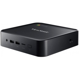 Viewsonic Chromebox, Intel Celeron 5205U, Chrome OS, 64GB ROM/8GB RAM,HDMI-out x2, uSD card x1,RJ45 x1, USB black