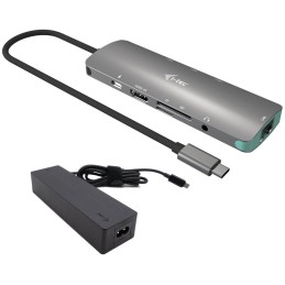 I-tec dokovací stanice USB-C Metal Nano 4K HDMI LAN, Power Delivery 100 W + nabíječka 100W