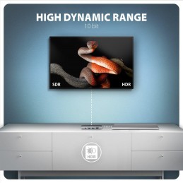 AXAGON multi 6in1 USB-C hub / HMC-6GLN / USB 3.2 Gen1 / PD 100W / 1x USB-C / 2x USB-A / HDMI / RJ-45 / 20cm