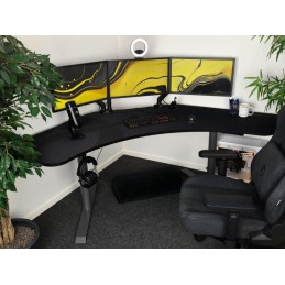 AROZZI ARENA Angelo DeskPad Gun Metal/ ochranná podložka pro stůl Arena Angelo