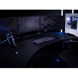 AROZZI ARENA Angelo DeskPad Pure Black/ ochranná podložka pro stůl Arena Angelo