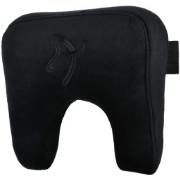 AROZZI Neck Pillow Velvet Black/ ergonomický polštář pod hlavu a krk/ sametově černý