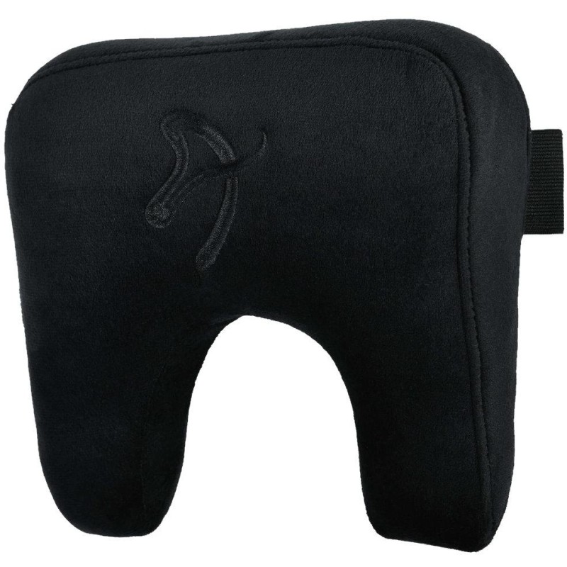 AROZZI Neck Pillow Velvet Black/ ergonomický polštář pod hlavu a krk/ sametově černý