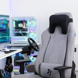 AROZZI Neck Pillow Velvet Black/ ergonomický polštář pod hlavu a krk/ sametově černý