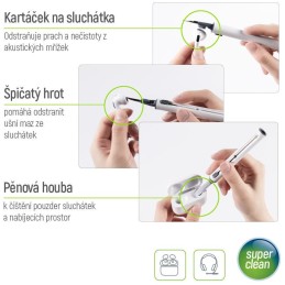 COLORWAY čistící sada 3v1 pro sluchátka